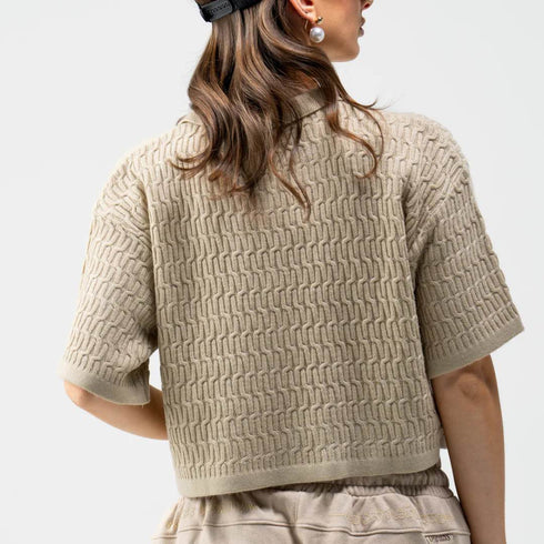 CROP TOP CREMA ZEIT AP CROWN