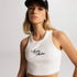 CROP TOP BLANCO BASEBALL MONOIC DAMA
