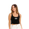 CROP TOP NEGRA GIRBAUD