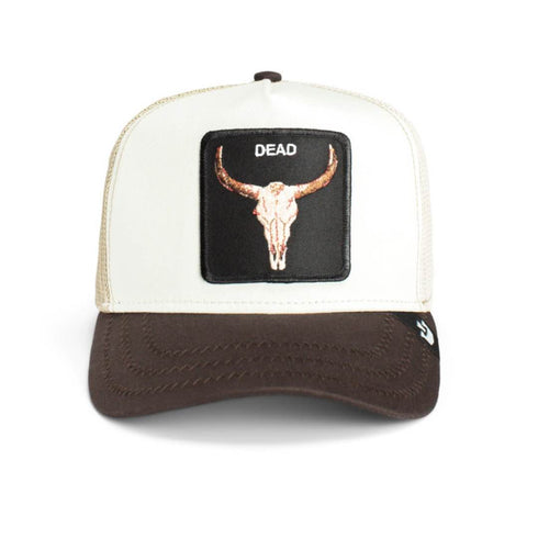 GORRA BLANCA THE DEAD SKULL GOORIN BROS