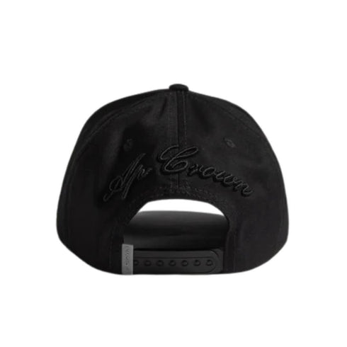 GORRA NEGRA VELVET ONIX AP CROWN