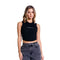 CROP TOP NEGRO SERENITY GIRBAUD