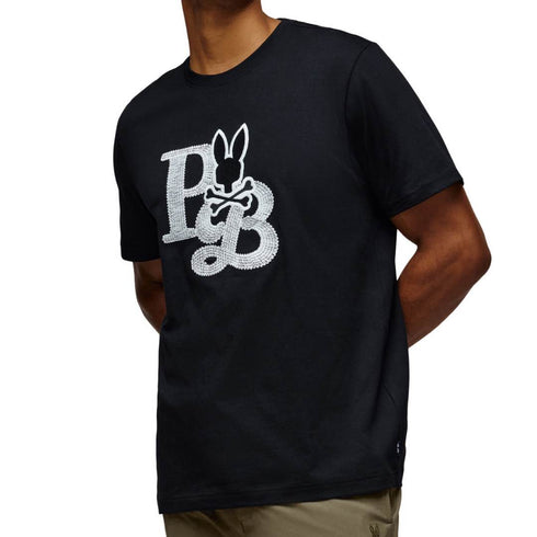 CAMISETA NEGRA CAINE PSYCHO BUNNY