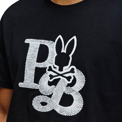 CAMISETA NEGRA CAINE PSYCHO BUNNY