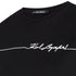 CAMISETA NEGRA LINE SIGNATURE KARL LAGERFELD