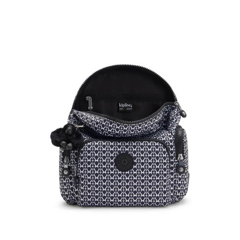 MOCHILA AZUL OSCURA ZIP MINI KIPLING