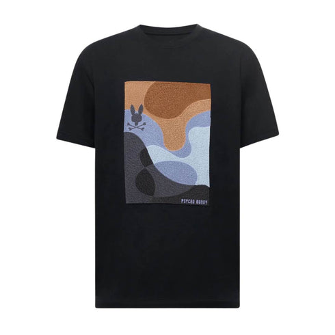CAMISETA NEGRA DANTE PSYCHO BUNNY