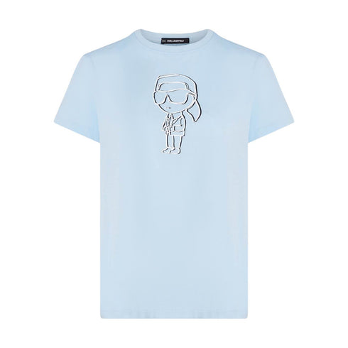 CAMISETA CELESTE IKON SKETCH KARL LAGERFELD