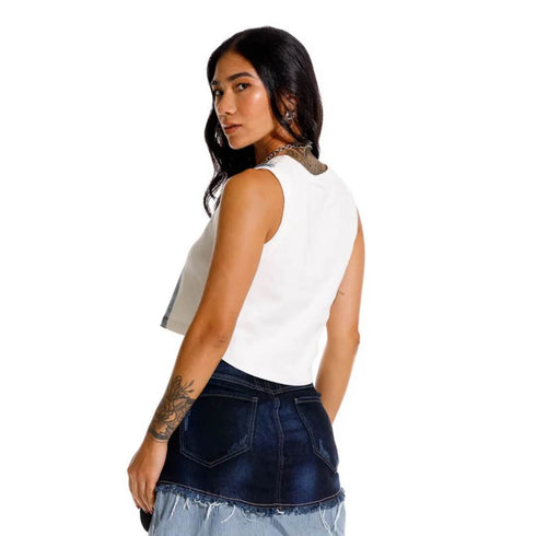 CAMISETA CREMA STELLA GIRBAUD