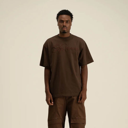 CAMISETA MARRÓN BROWN AP CROWN