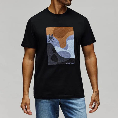 CAMISETA NEGRA DANTE PSYCHO BUNNY