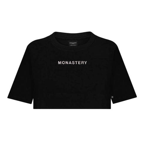 CROP TOP NEGRO SUMMER MONASTERY
