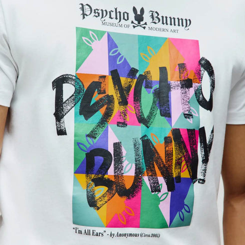 CAMISETA BLANCA EARS PSYCHO BUNNY