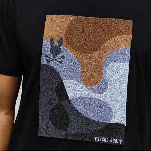 CAMISETA NEGRA DANTE PSYCHO BUNNY