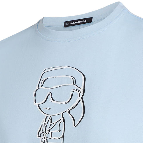 CAMISETA CELESTE IKON SKETCH KARL LAGERFELD