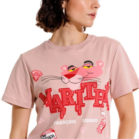 CAMISETA ROSADA LE MARITHE GIRBAUD