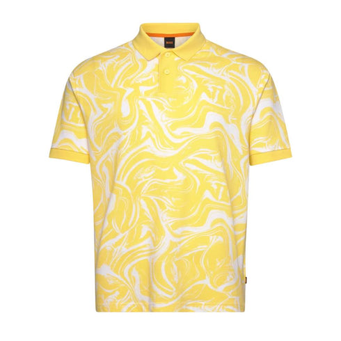 POLO AMARILLO ALLOVER BOSS