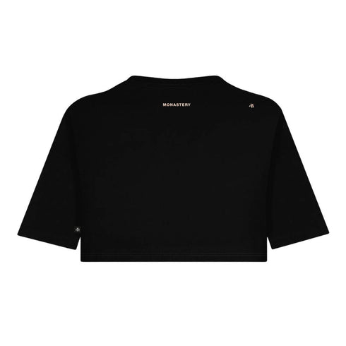 CROP TOP NEGRO SUMMER MONASTERY