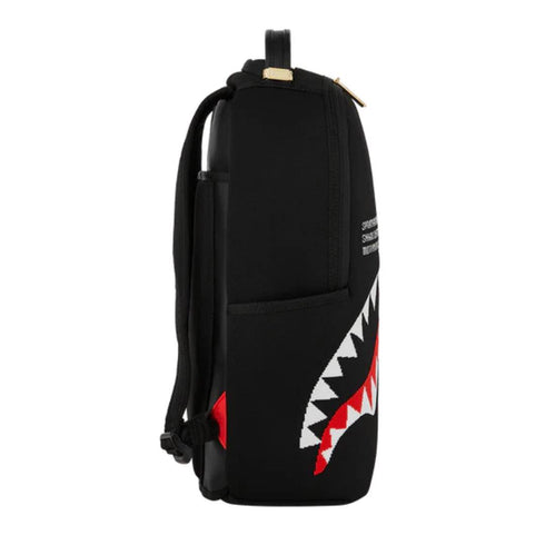 MOCHILA NEGRA SHARK CENTRAL KNIT SPRAYGROUND