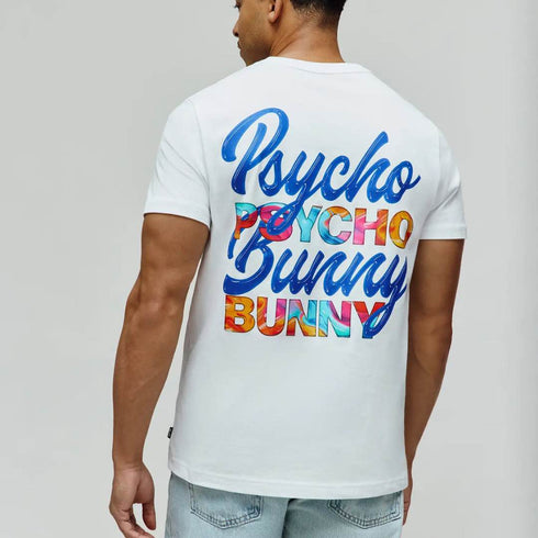 CAMISETA BLANCA GRÁFICA PSYCHO BUNNY