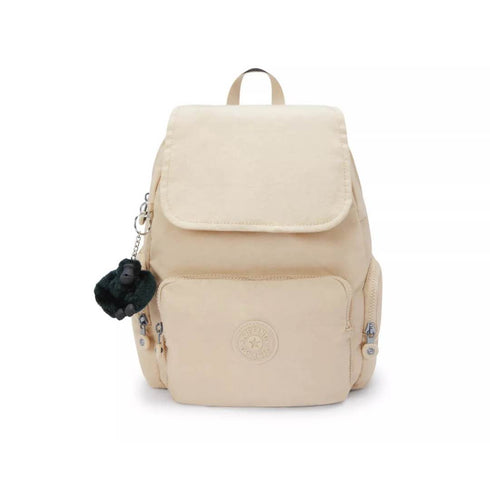 MOCHILA BEIGE CITY ZIP KIPLING