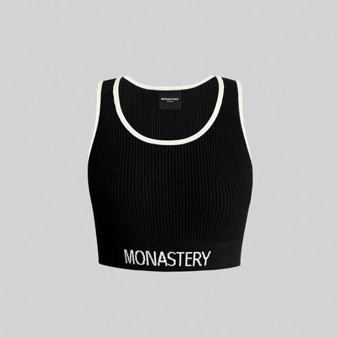 CROP TOP NEGRO ONAM MONASTERY