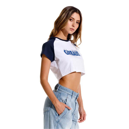 CROP TOP BLANCA GF1100862N000 GIRBAUD