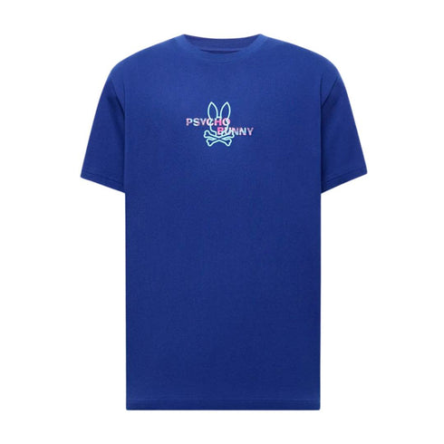 CAMISETA AZUL GRÁFICA PSYCHO BUNNY