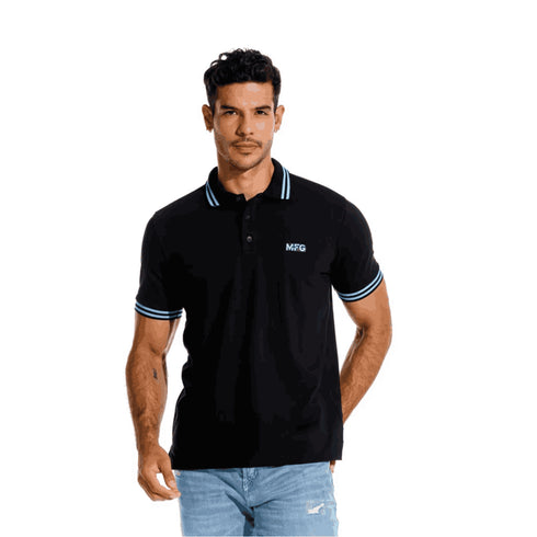 POLO NEGRO GM1102750N000 GIRBAUD