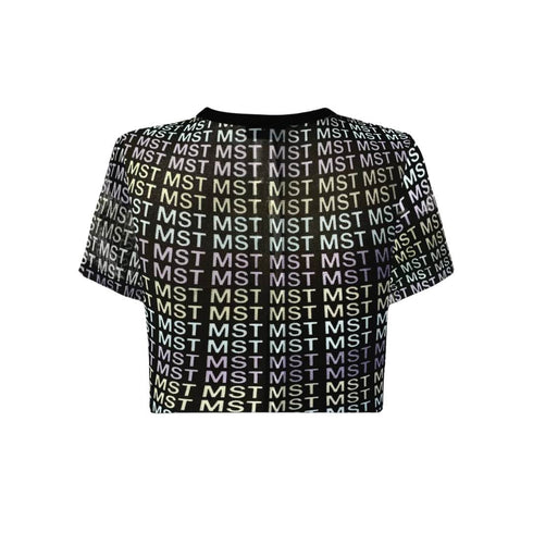 CROP TOP NEGRO JENNA MONASTERY