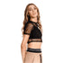CROP TOP NEGRO NOVA GIRBAUD