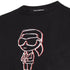 CAMISETA NEGRA IKON SKETCH KARL LAGERFELD
