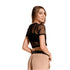 CROP TOP NEGRO NOVA GIRBAUD