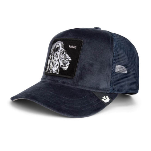 GORRA AZUL VELOUR LION GOORIN BROS