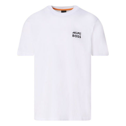 CAMISETA BLANCA TEE RECORDS BOSS