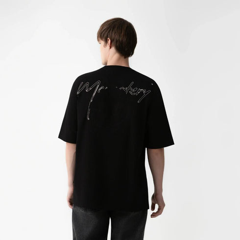 CAMISETA OVERSIZED NEGRA CALDWELL MONASTERY