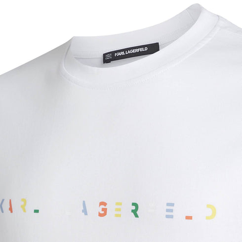 CAMISETA BLANCA SUMMER LOGO KARL LAGERFELD