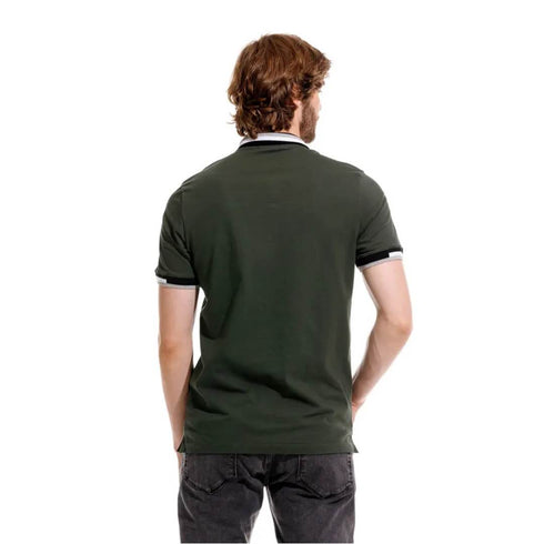 POLO VERDE GM1102693N000 ZIP ZOP GIRBAUD