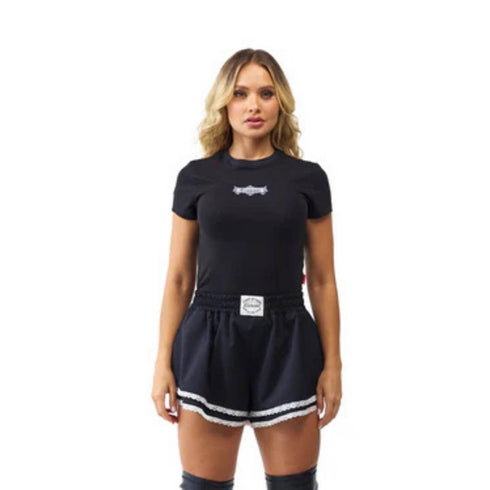 CAMISETA NEGRA AURICOLO CLEMONT DAMA