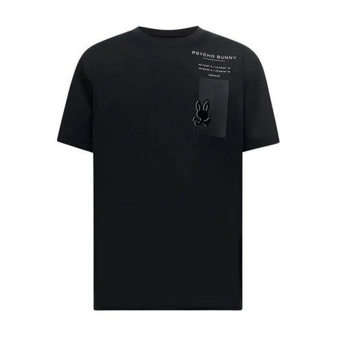 CAMISETA NEGRA SUMMIT PSYCHO BUNNY