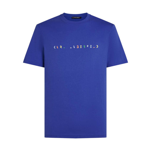 CAMISETA AZUL SUMMER LOGO KARL LAGERFELD