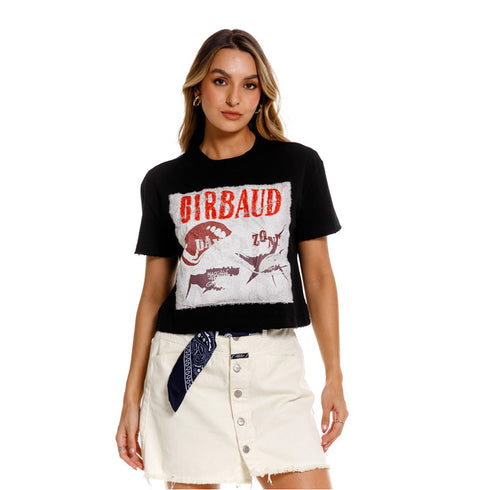 CAMISETA NEGRA LUEUR GIRBAUD
