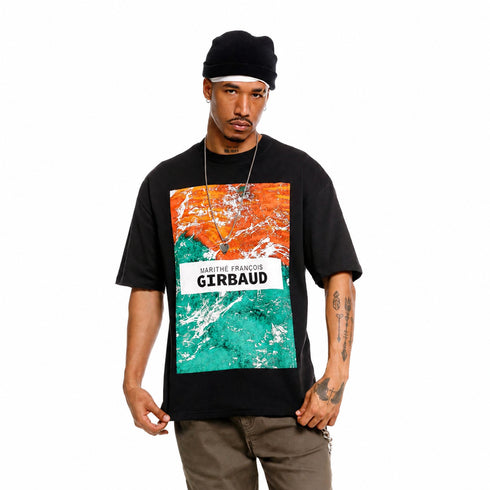 CAMISETA NEGRA LE MONARQUE GIRBAUD