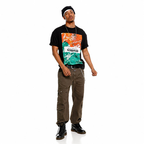 CAMISETA NEGRA LE MONARQUE GIRBAUD