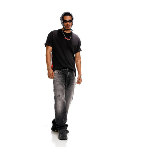 CAMISETA NEGRA LE MONARQUE GIRBAUD