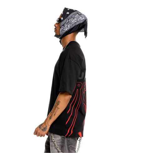CAMISETA NEGRA LE MONARQUE GIRBAUD