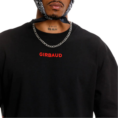 CAMISETA NEGRA LE MONARQUE GIRBAUD