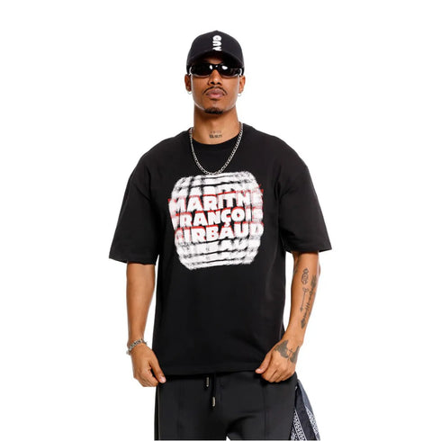 CAMISETA NEGRA LE MONARQUE GIRBAUD