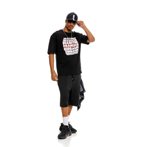 CAMISETA NEGRA LE MONARQUE GIRBAUD