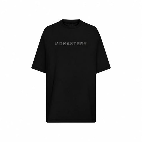 CAMISETA NEGRA SOMMET OVERSIZED MONASTERY